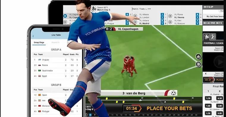 The most standard virtual football betting experience